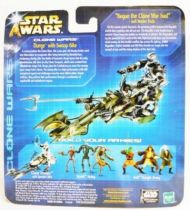 Star Wars (Clone Wars) - Hasbro - Durge with Swoop Bike