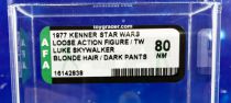 Star Wars (La Guerre des Etoiles) - Kenner - Luke Skywalker (Cheveux Blonds) Gradé AFA 80NM