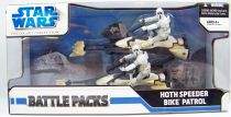 Star Wars (Legacy Collection) - Hasbro - Battle Packs : Hoth Speeder Bike Patrol