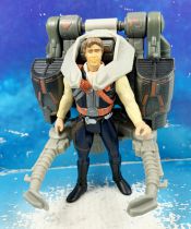 Star Wars (Loose) - Kenner/Hasbro - Han Solo w/Smuggler\'s Flight Pack (POTF2)