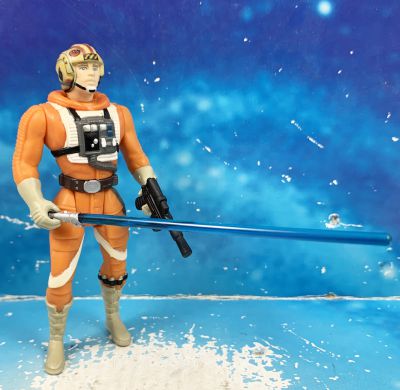 Luke Skywalker X-Wing Pilot Star Wars Power Of The Force 2 1995 long sabre 