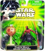 Star Wars (Power of the Jedi) - Hasbro - Darth Maul (with Sith Attack Droid)