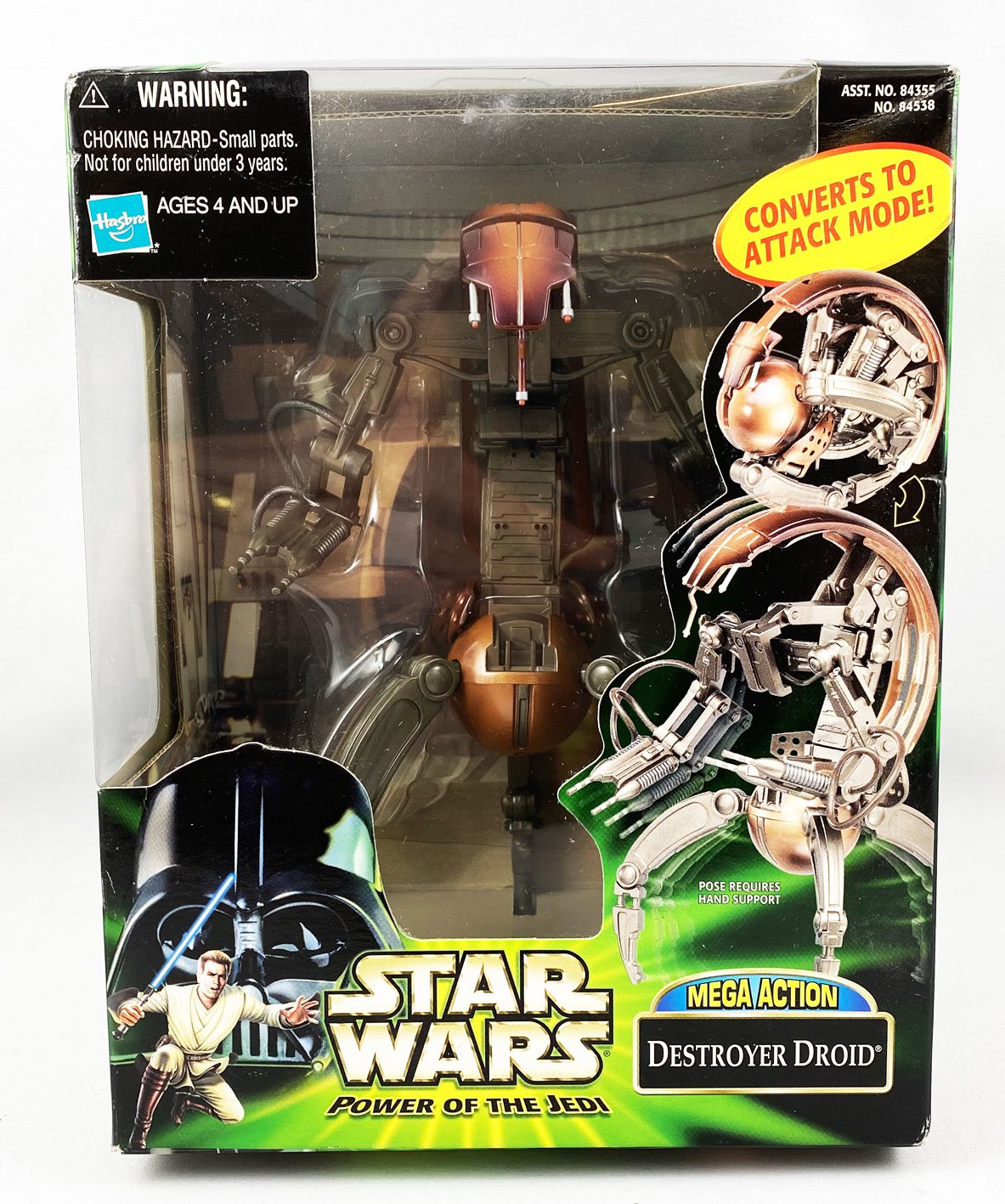2000 Hasbro Star Wars Destroyer Droid Power of The Jedi Mega Action R12 for sale online 
