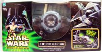 Star Wars (Power of the Jedi) - Hasbro - TIE Interceptor with Pilot