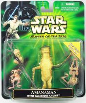 Star Wars (Power of the Jedi) - Hasbro -Amanaman w/ Salacious Crumb