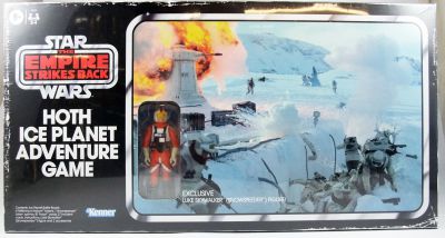 Figure Snowspeeder Hasbro Games Star Wars The Empire Strikes Back Hoth Ice Planet Adventure Board Game; Based on The 1980 Board Game; Exclusive Luke Skywalker 