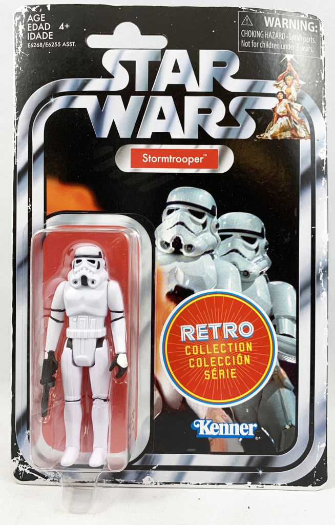 Star Wars Stormtrooper Retro Collection Toy Figure New Sealed Free Postage 