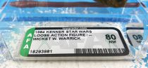 Star Wars (ROTJ) - Kenner - Wicket Warrick (AFA 80NM graded)