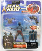 Star Wars (Saga Collection) - Hasbro - Jango Fett (with Electronic Jet Pack & Snap-On Armor)