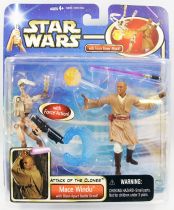 Star Wars (Saga Collection) - Hasbro - Mace Windu (with Blast-Apart White Battle Droid))