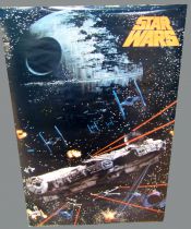 Star Wars (Space Battle) - 24\ x36\  (Portal Publications Ltd PTW651 1992) 