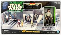 Star Wars (The Power of the Force) - Hasbro - Jabba\'s Palace with Han Solo in Carbonite (Display 3-D Diorama)