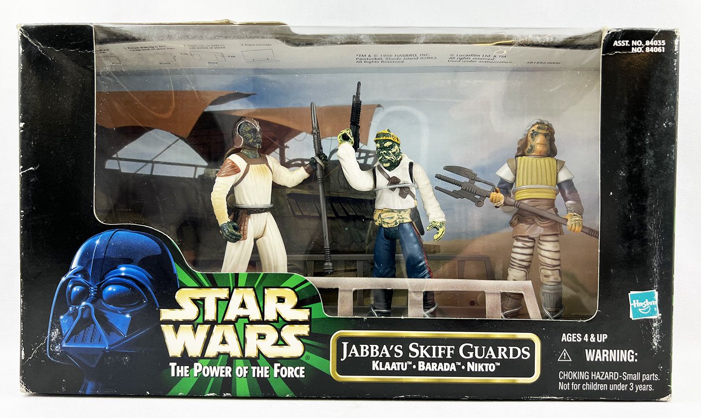 Jabbas Skiff Guards Klaatu Barbada Nikto Action Figure for sale online Hasbro Star Wars Power of the Force 