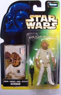 Power of the Force Admiral Ackbar Holo Card New 1996 Kenner Star Wars 