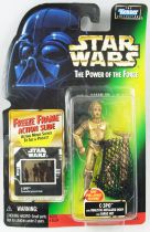Star Wars (The Power of the Force) - Kenner - C-3PO (with Realistic Metalized Body)