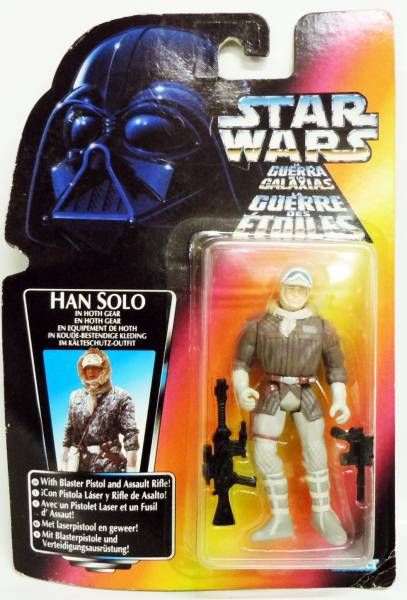 Hasbro Star Wars Power Of The Force Han Solo In Hoth Gear Action Figure for sale online 