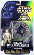 Star Wars (The Power of the Force) - Kenner - Hoth Rebel Soldier (Deluxe) with Anti-Vehicle Laser Cannon