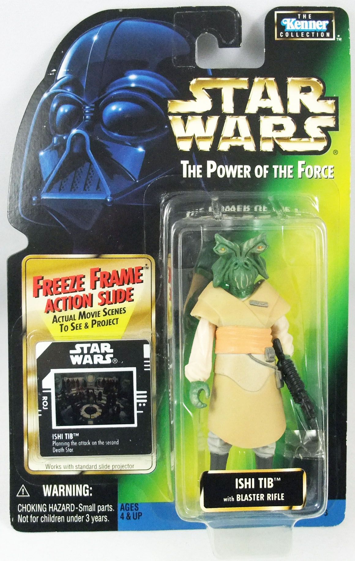 3.75 Inches Toy Rocket The Power Of The Force Freeze Frame Ishi Tib Action Figure Star Wars 
