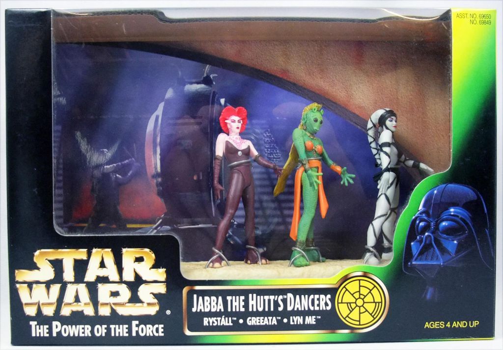Star Wars The Power Of The Force Jabba The Hutt's Dancers 