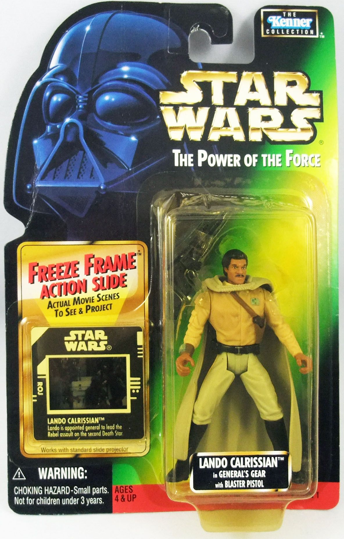 Lando Calrissian General Pilot Star Wars The Power of the Force - Kenner lo 