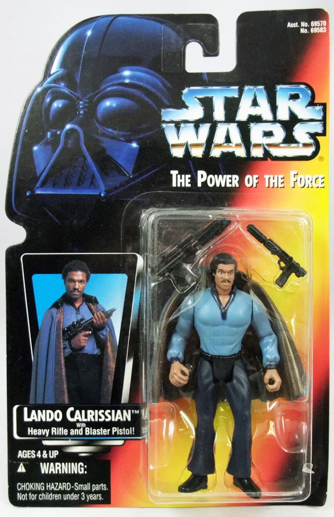 Lando Calrissian 1995 STAR WARS Power of the Force POTF MOC RED Card 