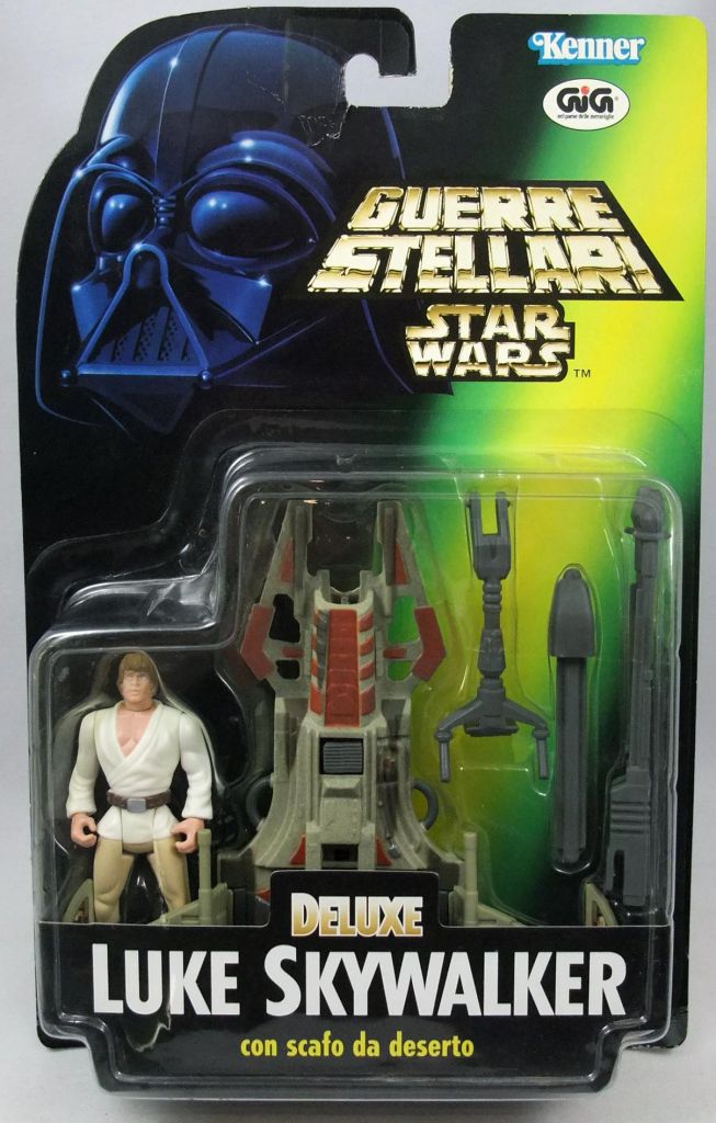 Luke Skywalker Electronic Power F/X STAR WARS Power of the Force POTC MOC 