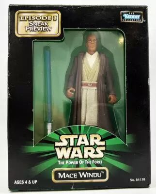 Star Wars (The Power of the Force) - Kenner - Mace Windu (Sneak Preview)