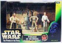 Star Wars (The Power of the Force) - Kenner - Purchase of the Droids : Uncle Owen Lars, C-3PO, Luke Skywalker