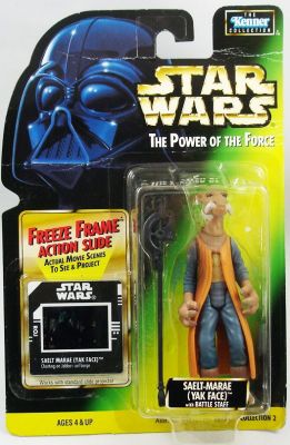Kenner Saelt-Marae Yak Face With Battle Staff Action Figure for sale online