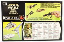 Star Wars (The Power of the Force) - Kenner - Speeder Bike with Luke Skywalker in Endor gear (Euro Box)