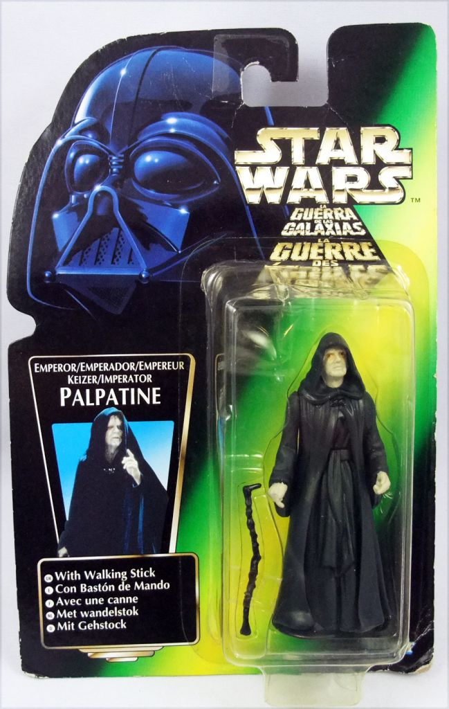 Power of the Force Green Card Emperor Palpatine Action Figure for sale online Kenner Star Wars 