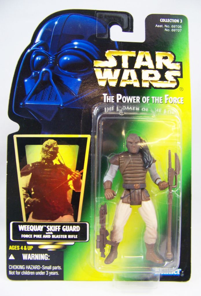 Kenner Star Wars Power Of The Force Green Card Weequay Skiff Guard Kenner