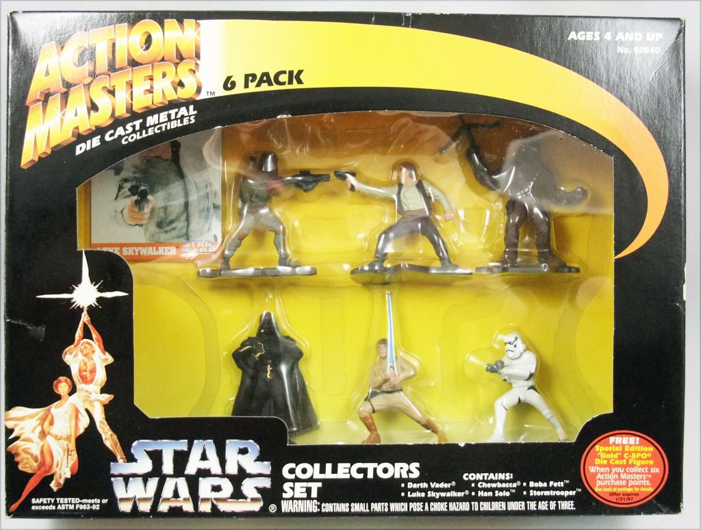 Star Wars - Action Masters - 6Pack - Die Cast Metal1 ／ スター・ウォーズ アクション ...