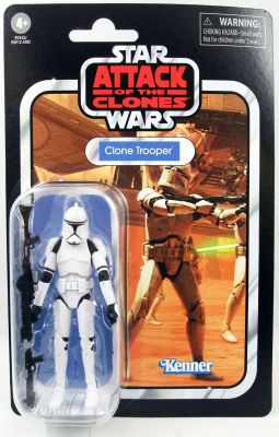 Clone Trooper Action Figure for sale online Star Wars Attack of the Clones Hasbro The Vintage Collection