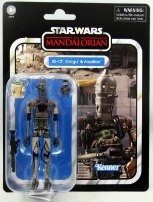 Star Wars (The Vintage Collection) - Hasbro - IG-12, Grogu & Anzellan - The Mandalorian