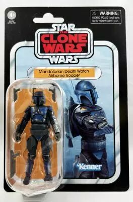 Star Wars (The Vintage Collection) - Hasbro - Mandalorian Death Watch Airborne Trooper - The Clone Wars