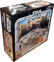 Star Wars (The Vintage Collection) - Hasbro - Millennium Falcon Smuggler\'s Run (with Chewbacca, Hondo Ohnaka & Porgs)