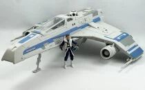 Star Wars (The Vintage Collection) - Hasbro - New Republic E-Wing w/Lieutenant Callahan & KE4-N4 - Ahsoka