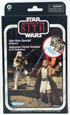 Star Wars (The Vintage Collection) - Hasbro - Obi-Wan Kenobi (Utapau) &Airborn Clone Trooper (212th Battalion) - Revenge of the 