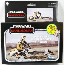 Star Wars (The Vintage Collection) - Hasbro - Speeder Bike, Scout Trooper & Grogu - The Mandalorian