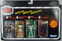 Star Wars (The Vintage Collection) - Hasbro - The Bad Batch 4-Pack : Clone Captain Rex, Ballast, Grey, Elite Squad Trooper