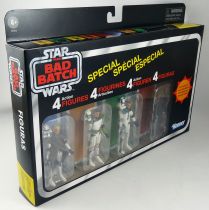 Star Wars (The Vintage Collection) - Hasbro - The Bad Batch 4-Pack : Clone Captain Rex, Ballast, Grey & Elite Squad Trooper