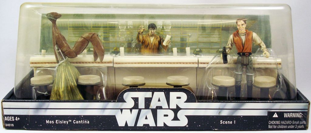 Star Wars Mos Eisley Cantina Playset Unboxing & Review! 