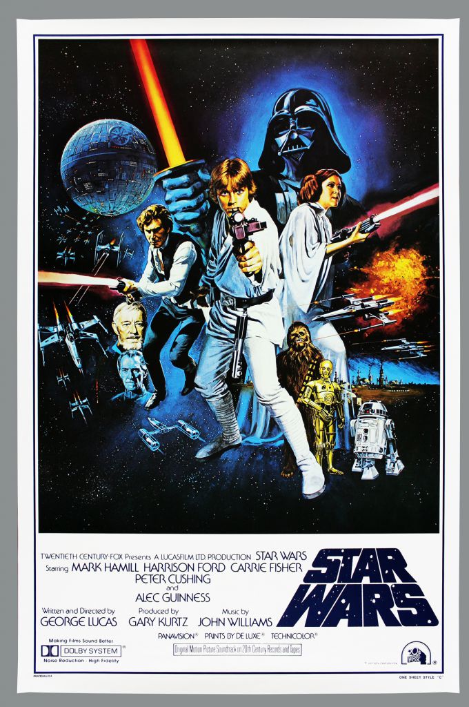Star Wars 1977 : A New Hope - Movie Poster Style C 24x36 (Portal  Publications Ltd PTW531 1992)