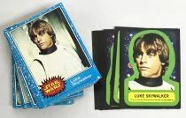 Star Wars 1977 - Topps Trading Cards (Series 1 \ Blue\ ) Complete Set (66 cards + 11 Stickers)