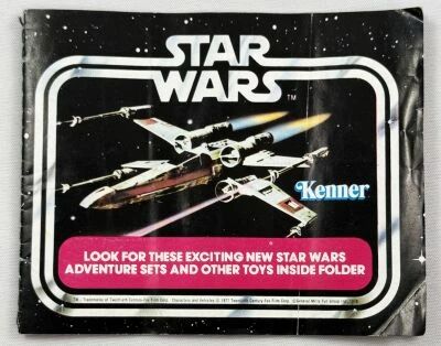Star Wars 1977-78 - Kenner - Insert Booklet Catalog (X-Wing w/Pink Banner)) 
