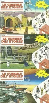 Star Wars 1978 - Rub-Down Transferts on Background scene - set of 3 parts
