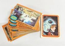Star Wars 1978 - Topps Trading Cards (Series 5 \ Orange\ ) Complete Set (66 cards + 11 Stickers)