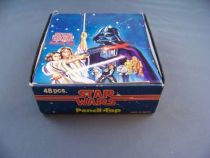 Star Wars 1982 - Lot de 6 Embouts à Crayon + Présentoir Magasin H.C. Ford