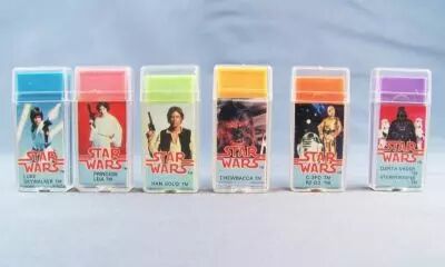 Star Wars 1982 - S�rie de 6 Gommes Parfum�es H.C. Ford 
